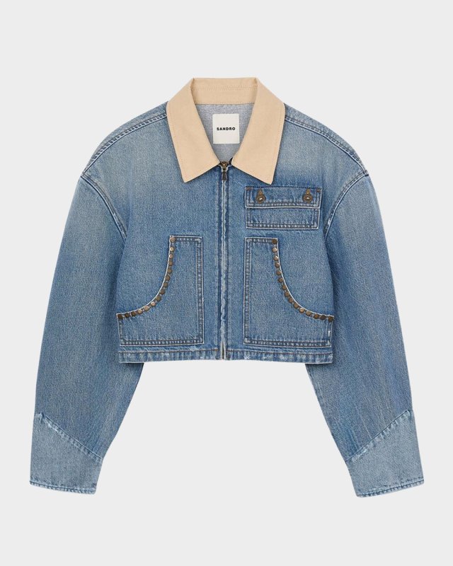 Kansas Studded Denim Jacket
